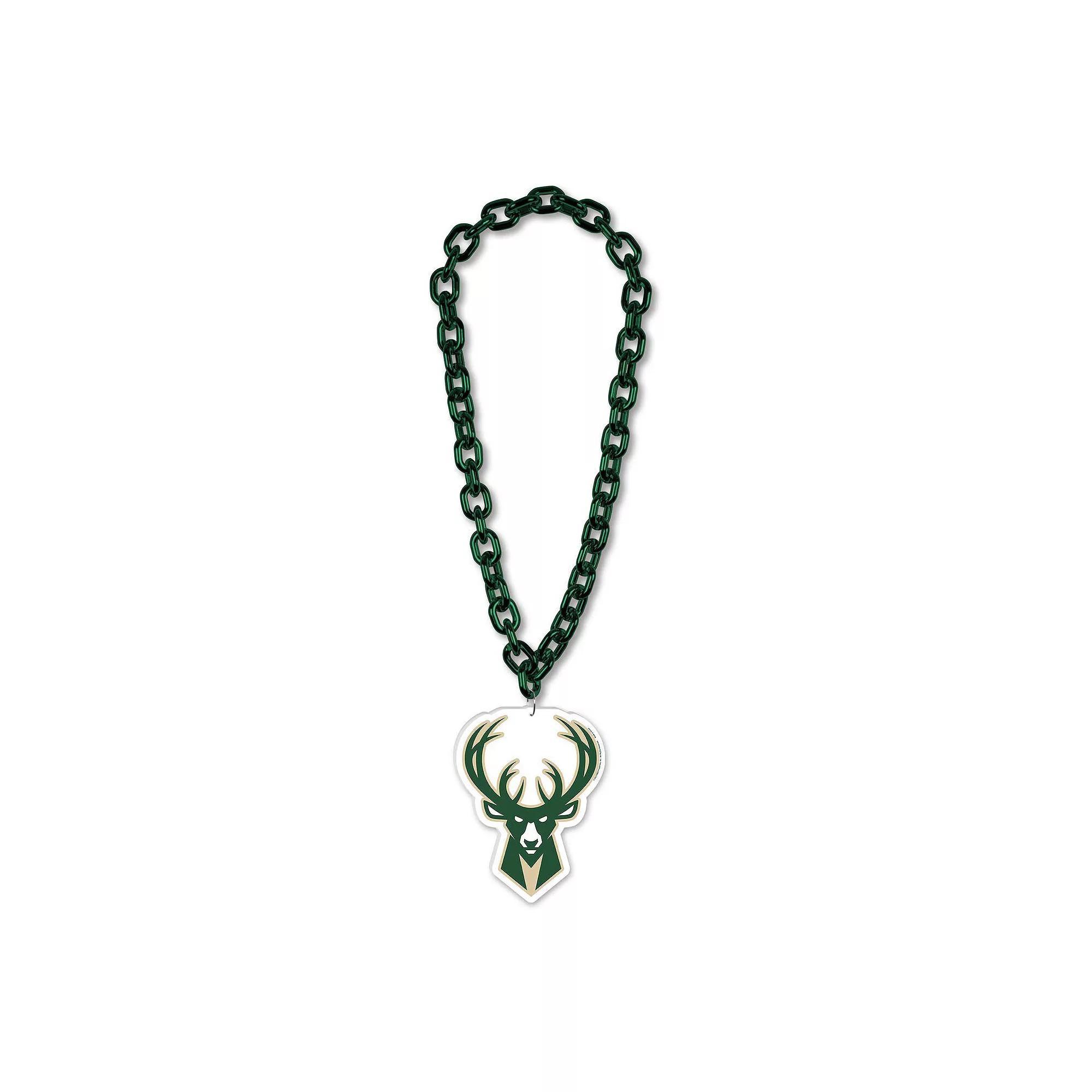 WinCraft Milwaukee Bucks Big Chain Logo Necklace, Men's, Team Product Image