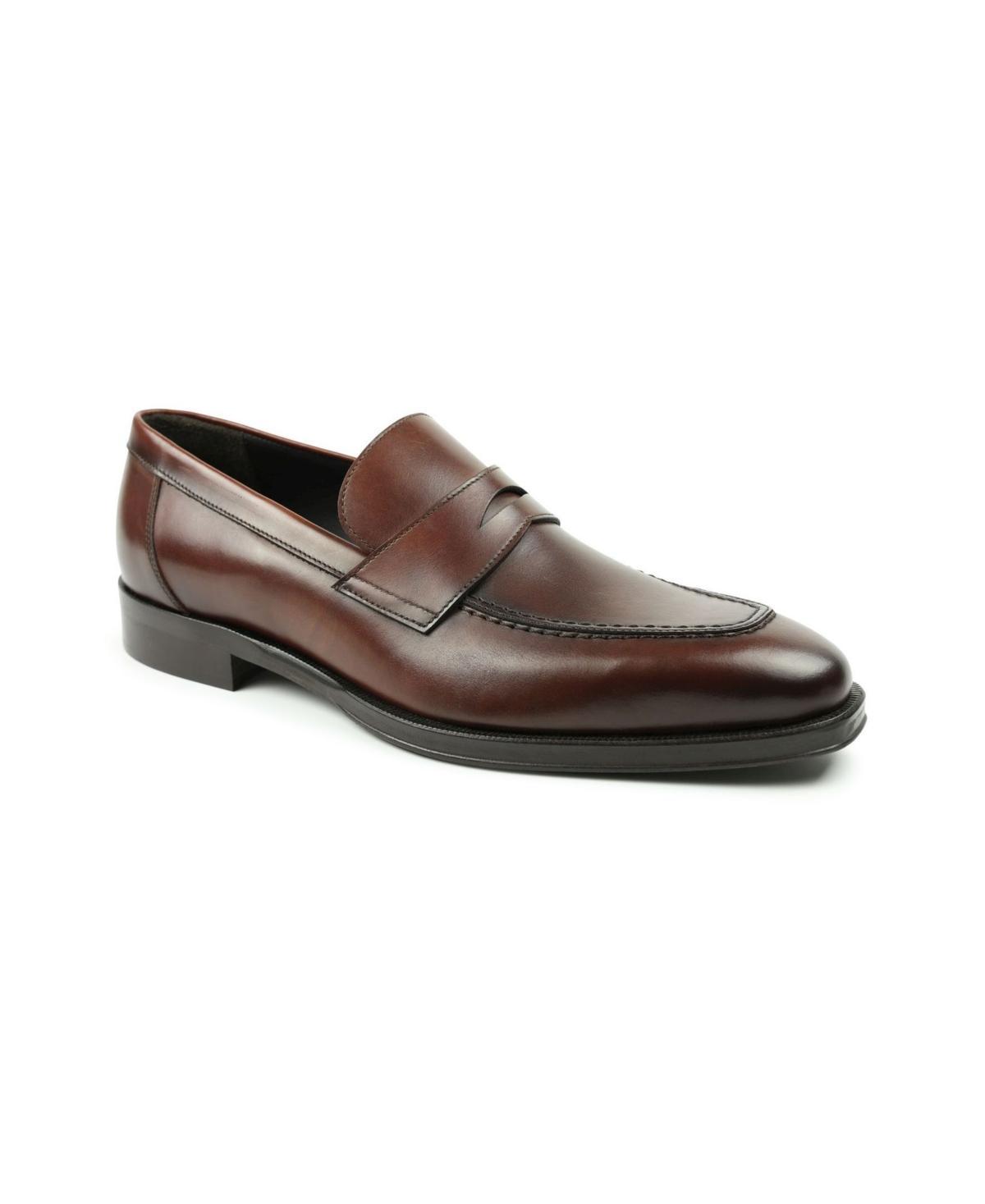 Bruno Magli Mens Nathan Leather Penny Loafers Product Image