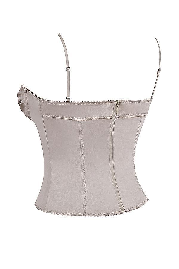 Chantal Champagne Satin Top Product Image