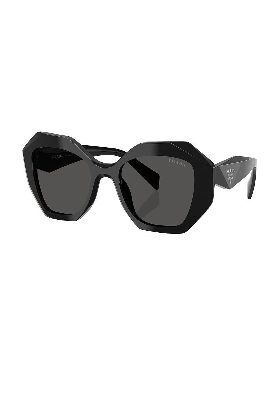 PRADA Geometric Sunglasses In Black Product Image