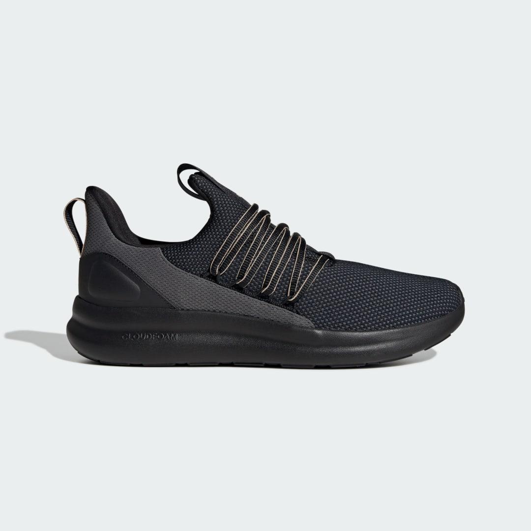adidas Lite Racer Adapt 7.0 Men's Running Shoes, White Black Product Image