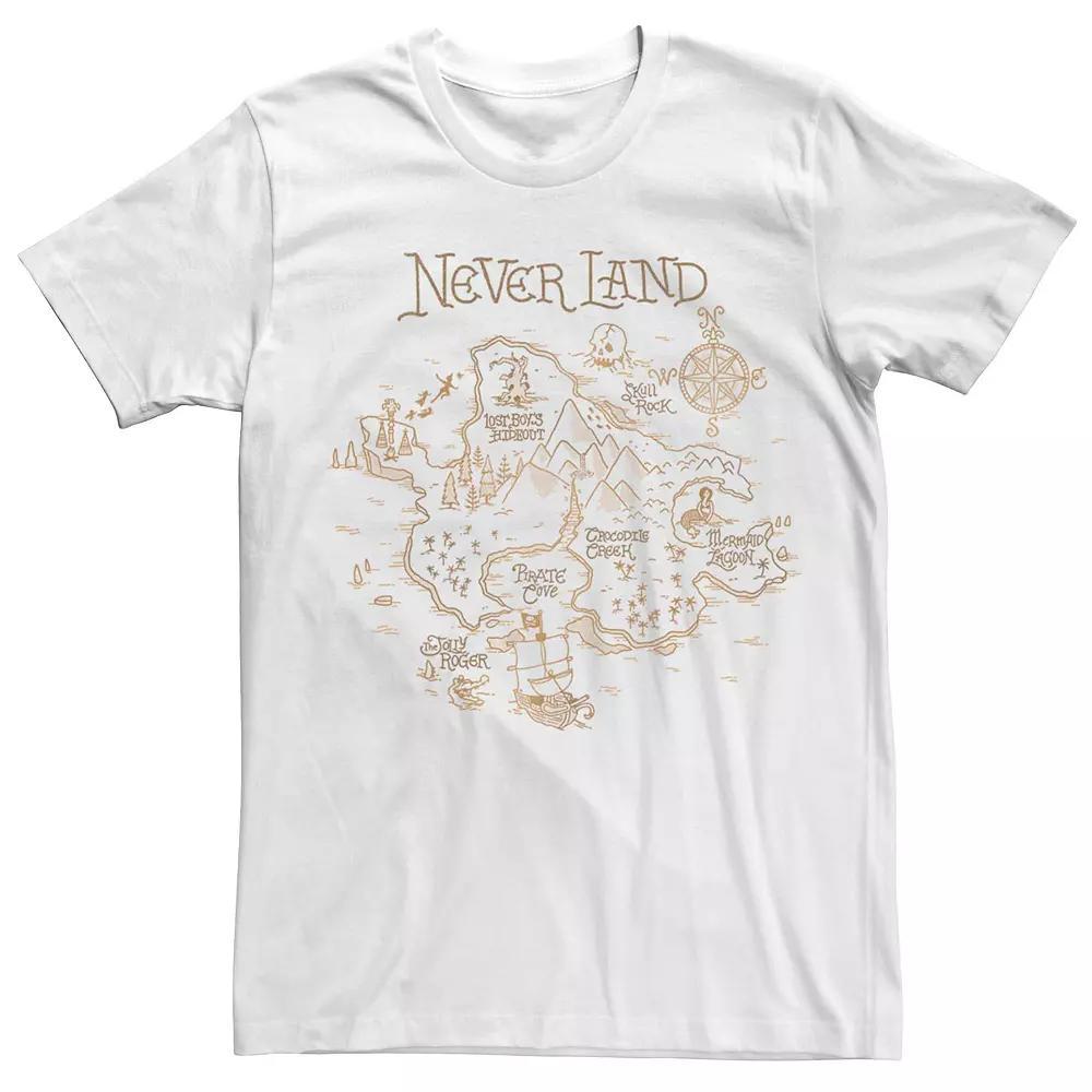 Disneys Peter Pan Neverland Map Mens Graphic Tee Product Image