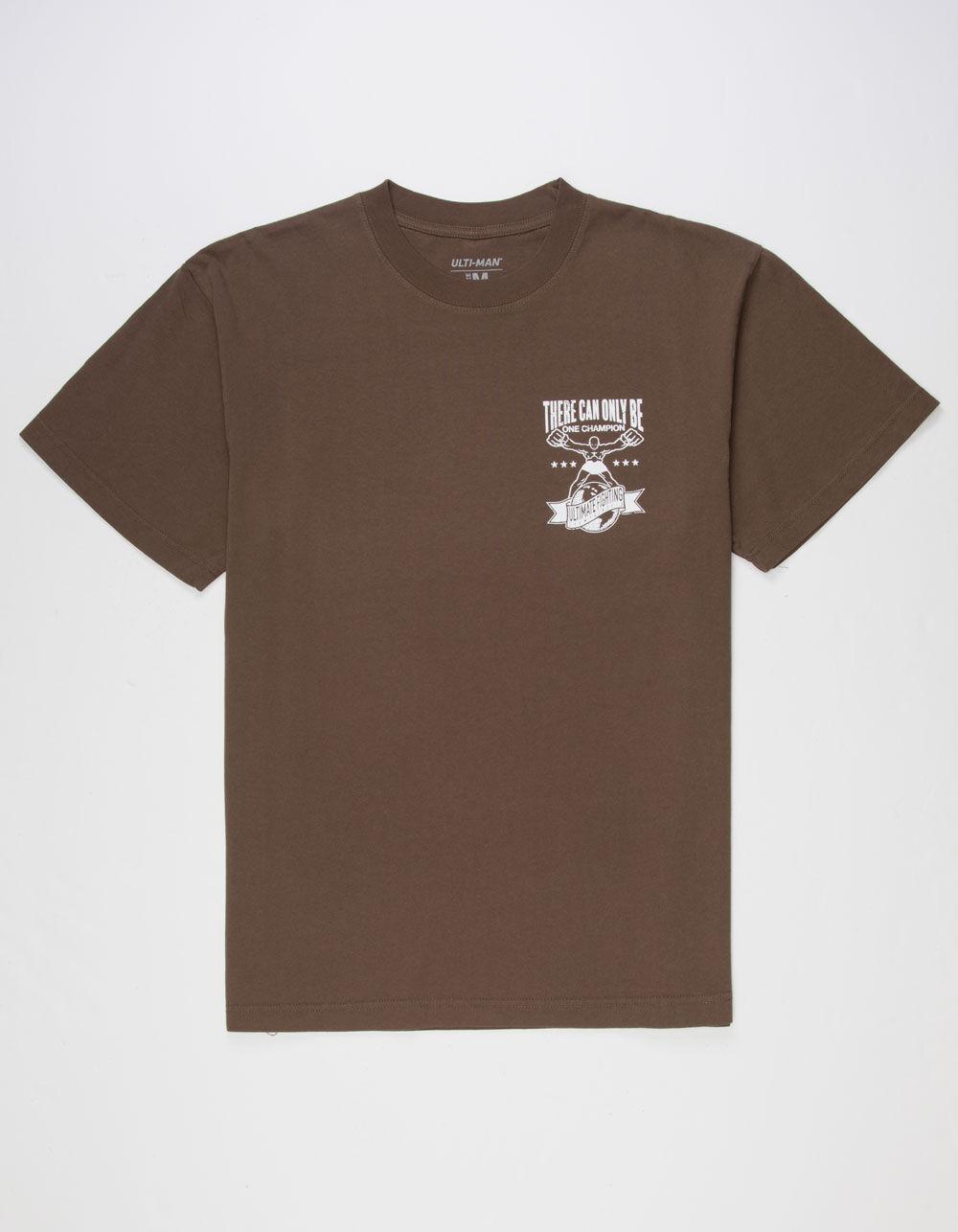 UFC One Champion Mens Tee - BROWN Product Image