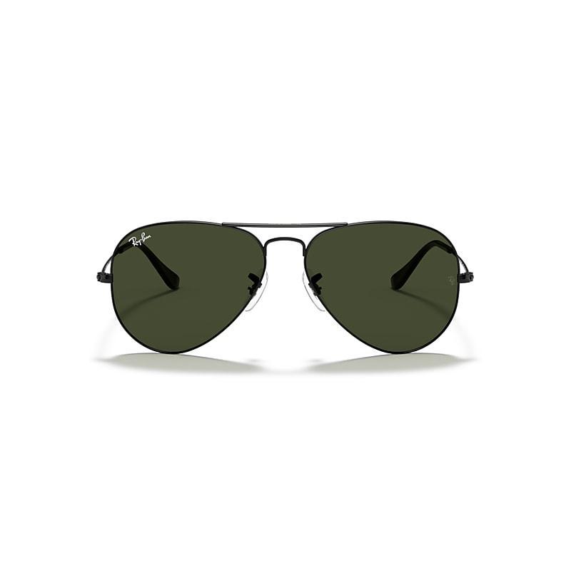 Ray-Ban Unisex 58mm Gradient Aviator Sunglasses in Black at Nordstrom Product Image