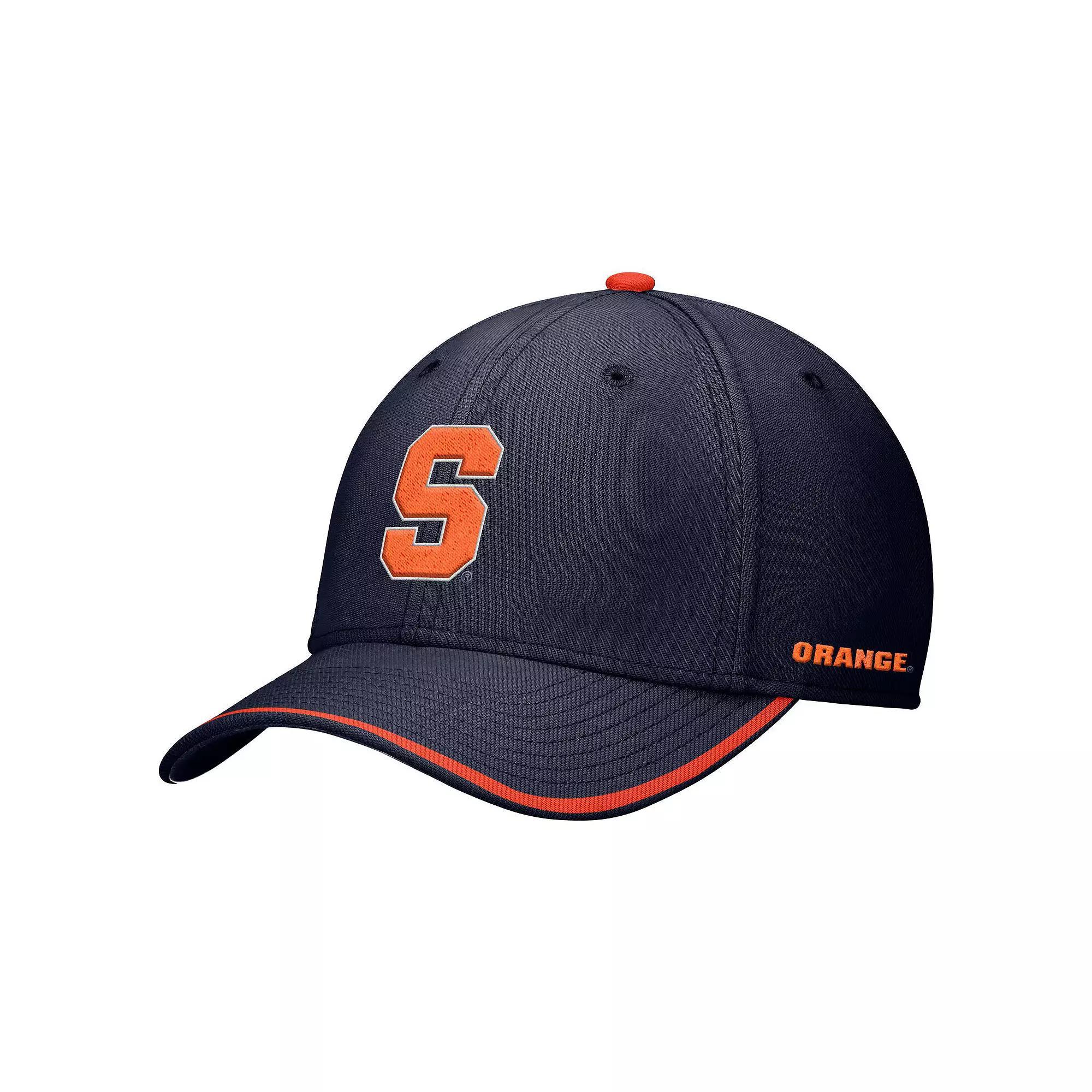 Men's Nike Navy Syracuse Orange Rise Performance Flex Hat, Size: Medium/Large, Blue Product Image