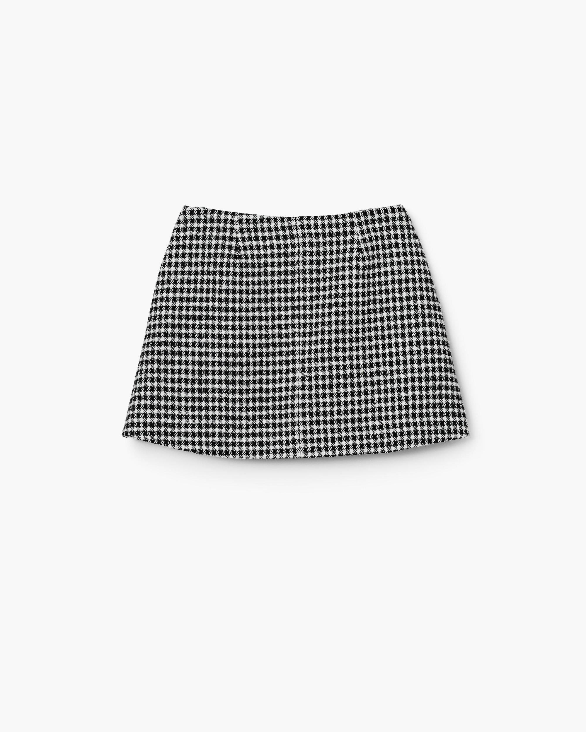 Gingham Tweed Mini Skirt Product Image