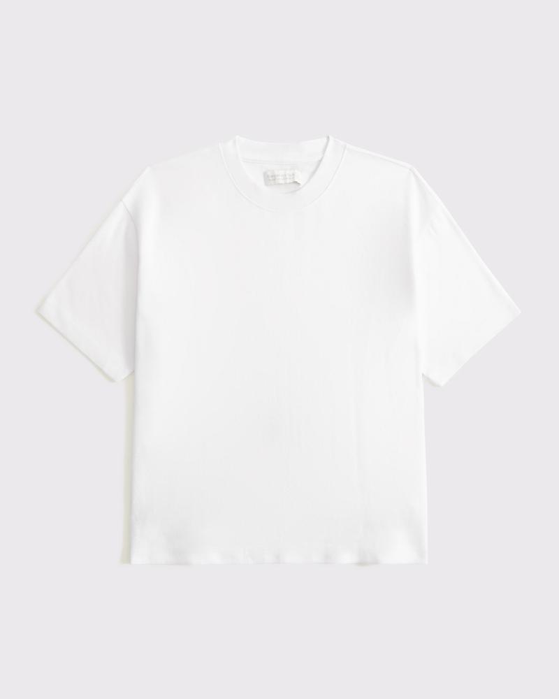 Short-Sleeve Cozy Lounge Knit Tee Product Image