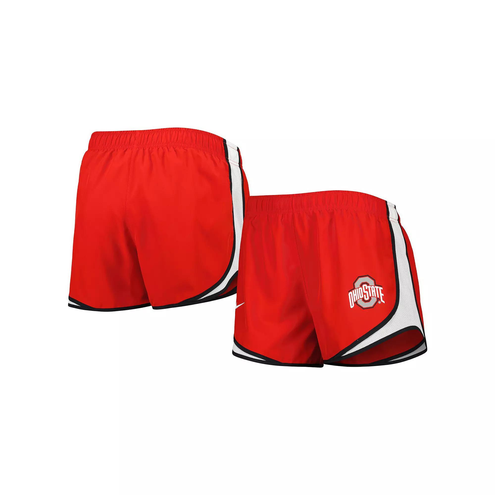 Women's Nike Scarlet Ohio State Buckeyes Tempo Performance Shorts, Size: Large, Red Product Image