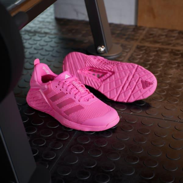 adidas Dropset 3 strength training shoes Lucid Pink 5 Womens Product Image