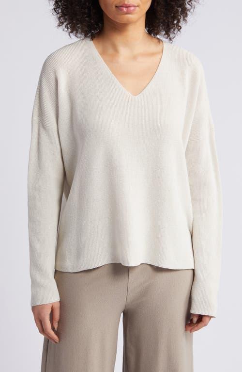 Eileen Fisher V-Neck Pullover (Watermelon) Women's Clothing Product Image