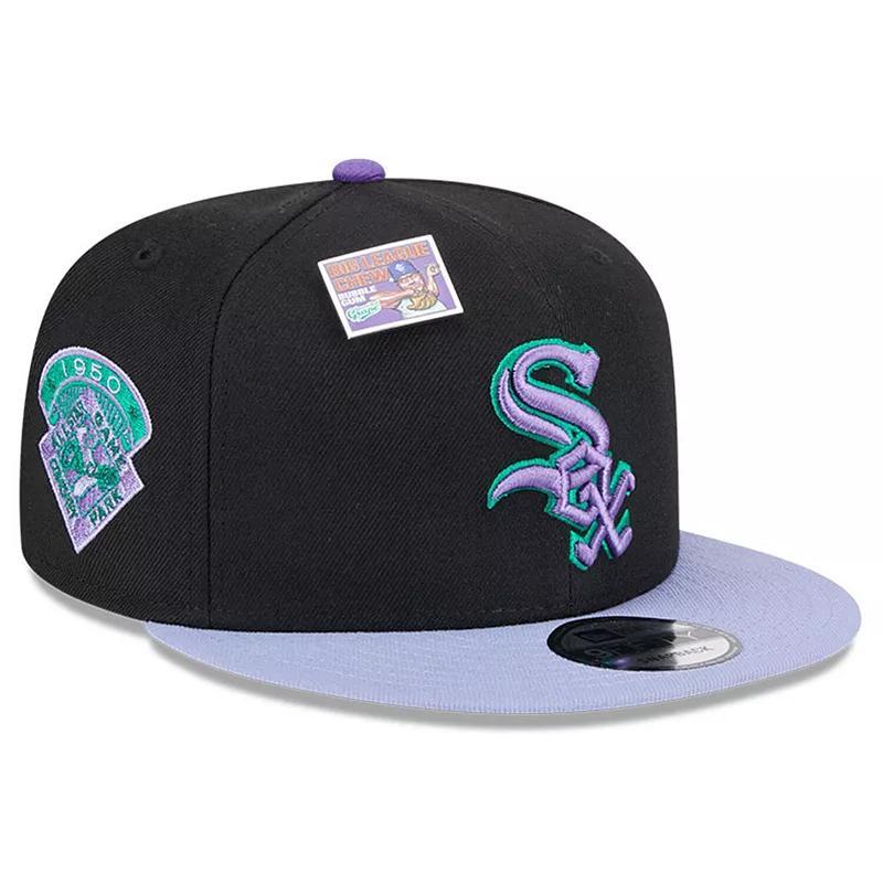 Mens New Era /Purple Chicago White Sox Grape Big League Chew Flavor Pack 9FIFTY Snapback Hat Product Image