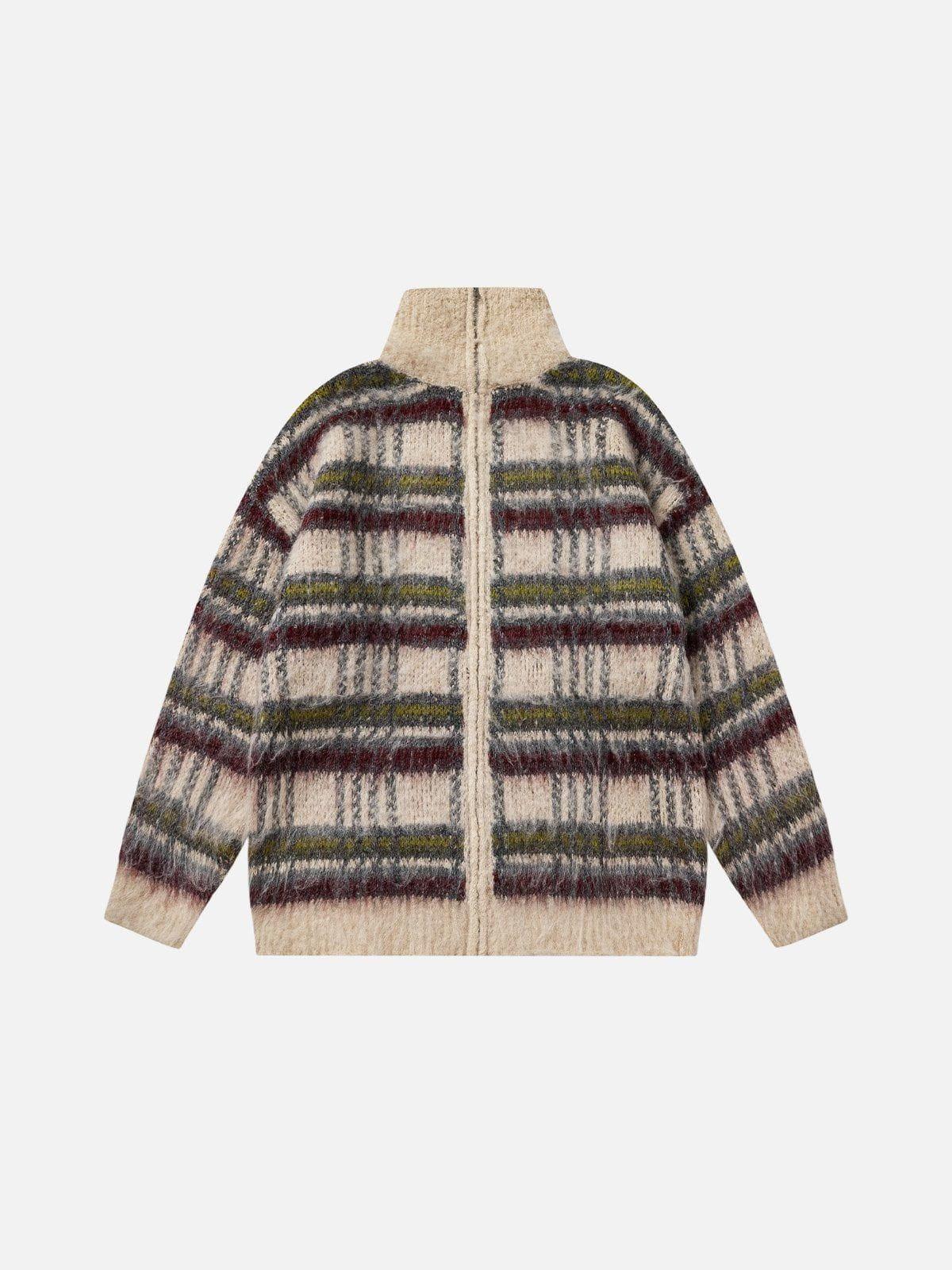 Aelfric Eden Vintage Plaid Cardigan Product Image