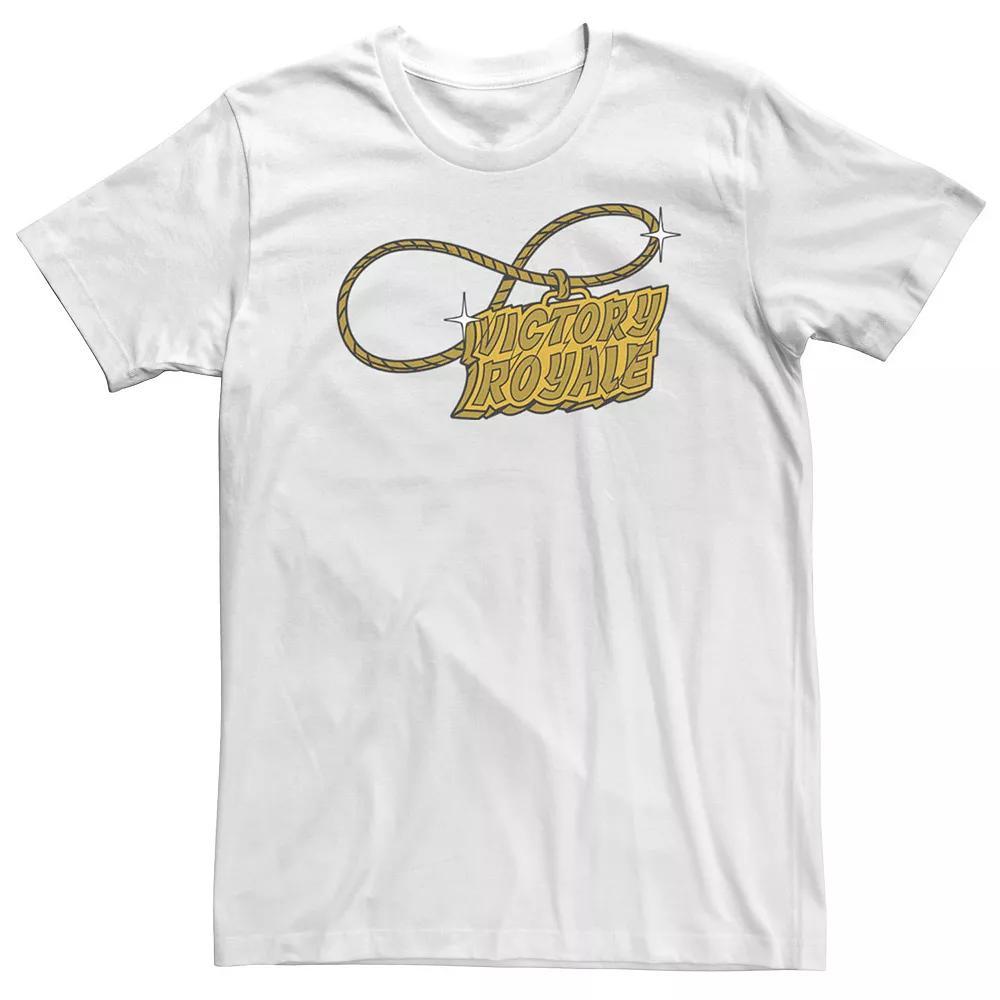 Men's Fortnite Victory Royale Gold Chain Tee, Size: XS, White Product Image