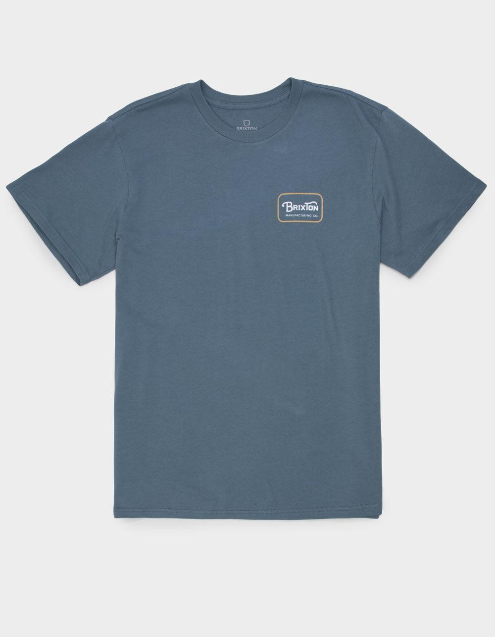 BRIXTON Grade Mens Tee - LIGHT BLUE Product Image