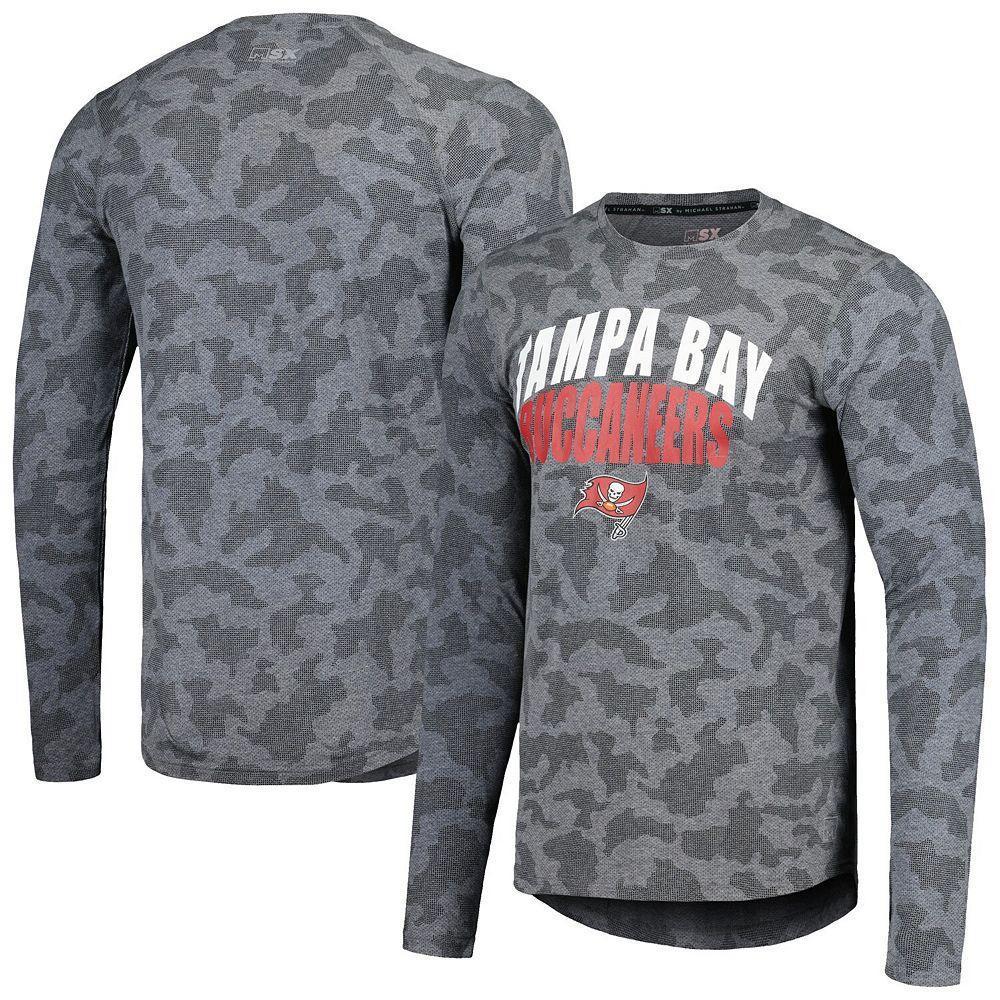 Men's Starter Heather Charcoal Tampa Bay Buccaneers Long Sleeve T-Shirt, Size: 2XL Product Image