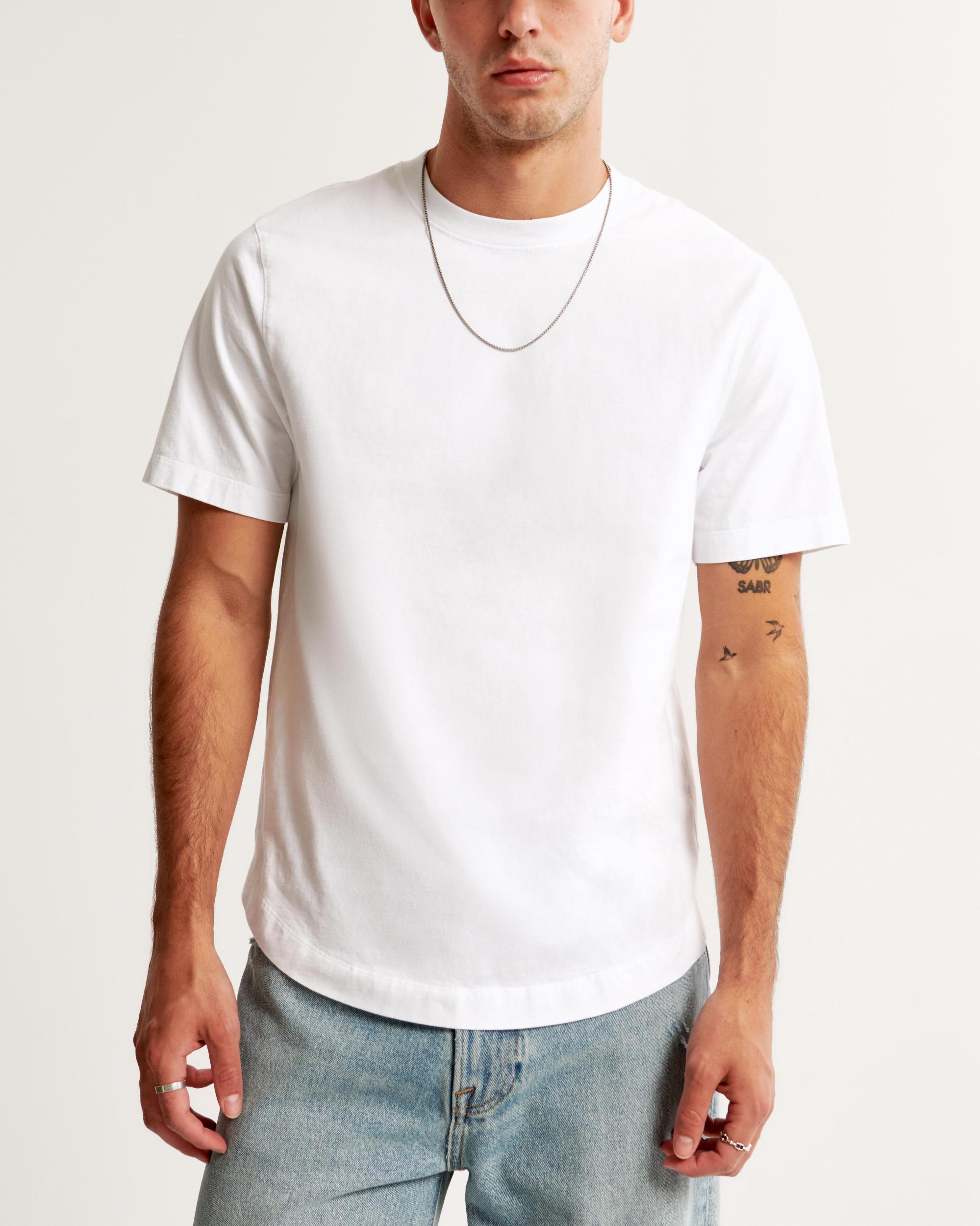 Classic Polished Curved Hem Tee Product Image