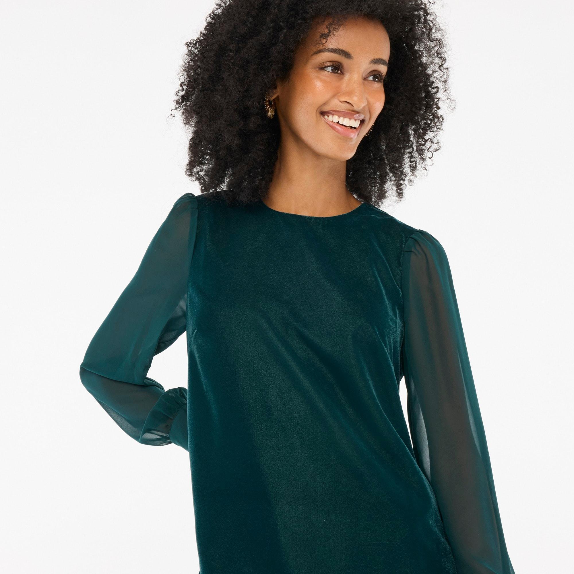 Velvet mini dress Product Image