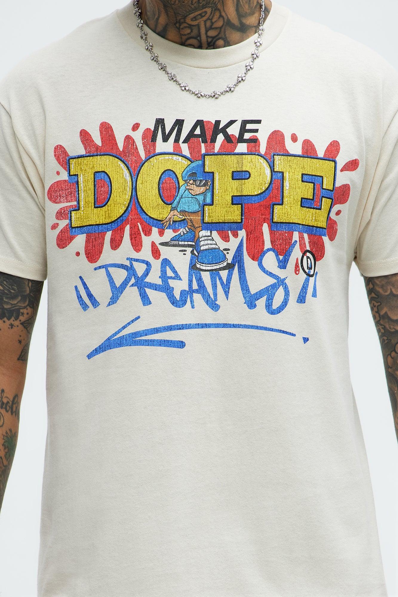 Make Dope Dreams Short Sleeve Tee - Off White Product Image