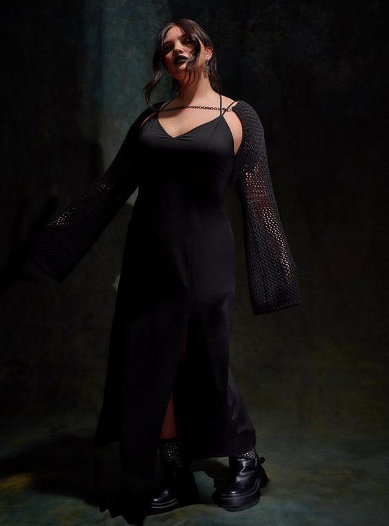 Nightfall Slit Maxi Dress Product Image