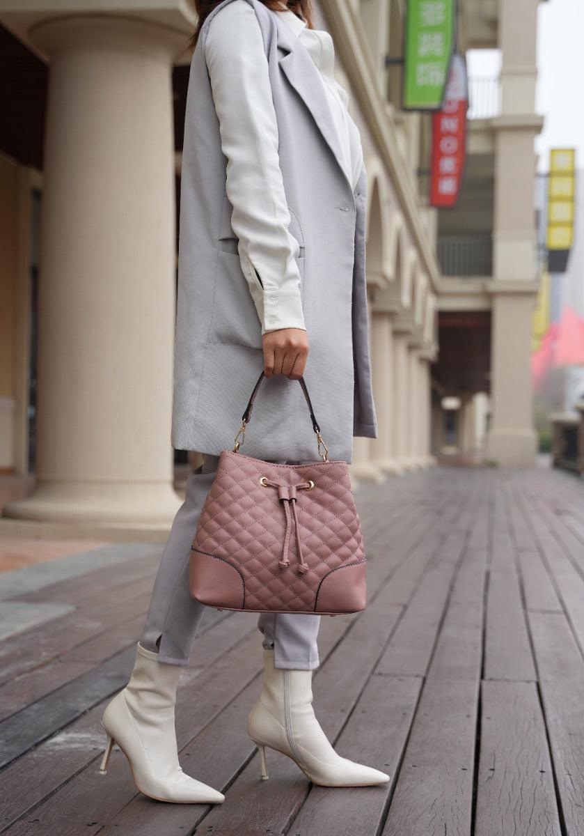 MKF Collection Women's Wendy 2 Pcs Bucket Bag With Wristlet Female Product Image