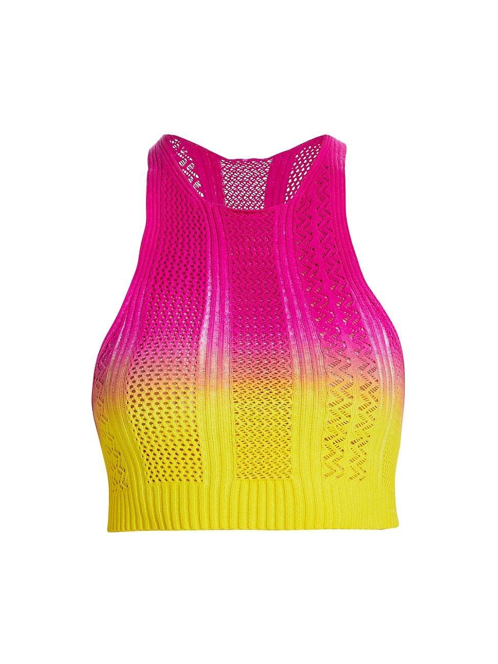 Womens Wealth + Happiness Cropped Tank Product Image