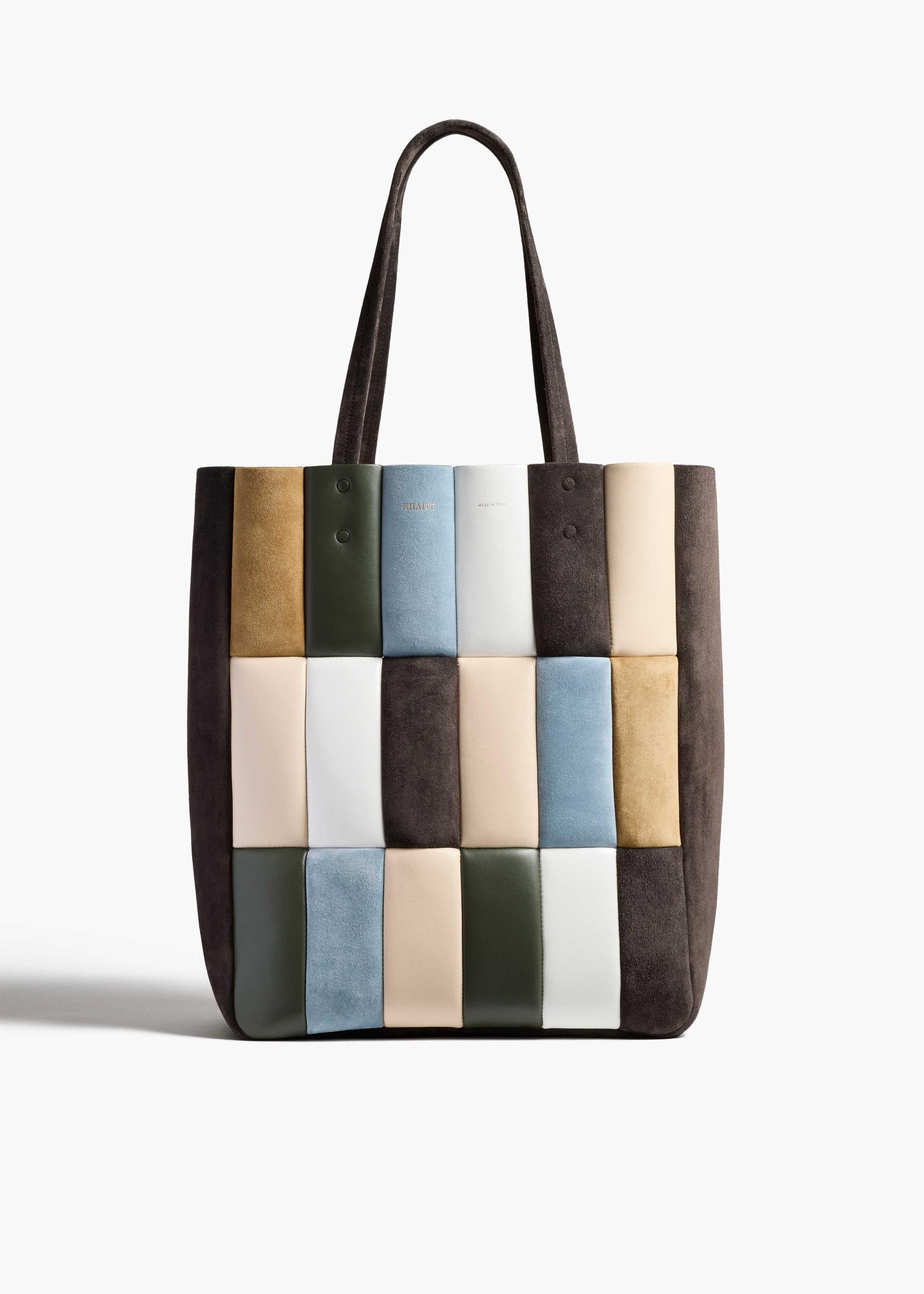 Zoe Tote in Dark Brown Multi Leather Product Image