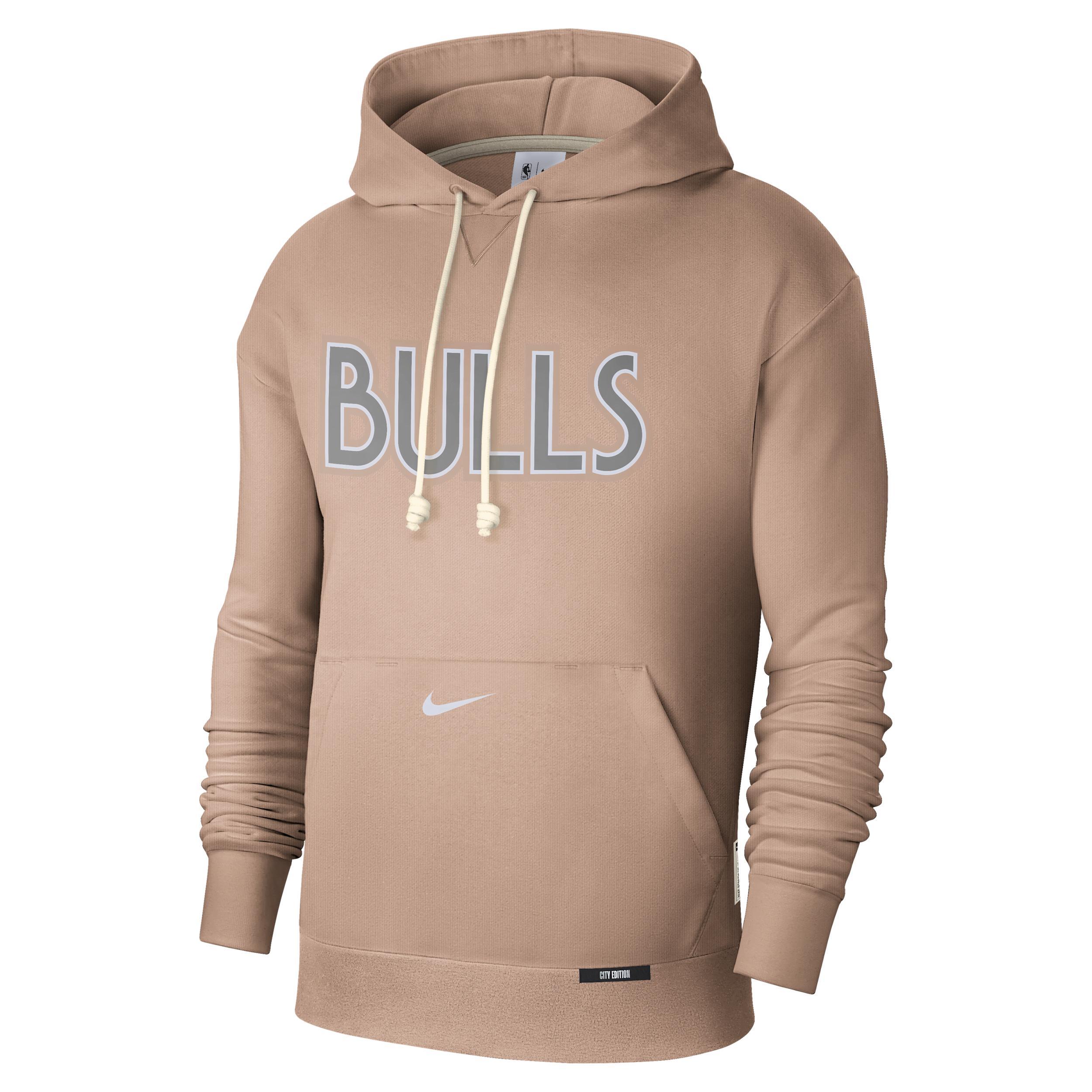 Chicago Bulls Standard Issue City Edition Nike Men's Dri-FIT NBA Courtside Hoodie Product Image
