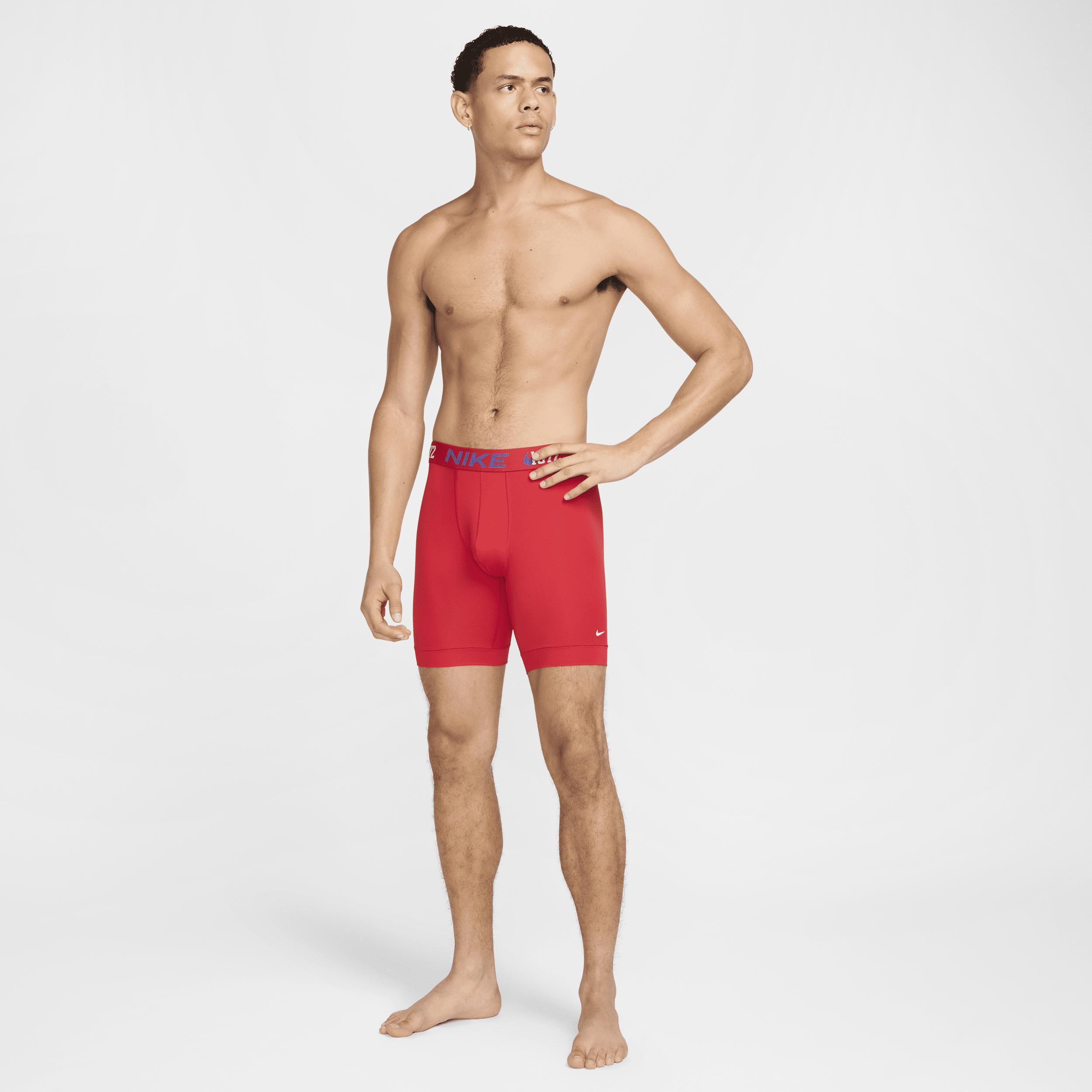 Nike Mens Dri-FIT Essential Micro Long Boxer Briefs (3-Pack) Product Image