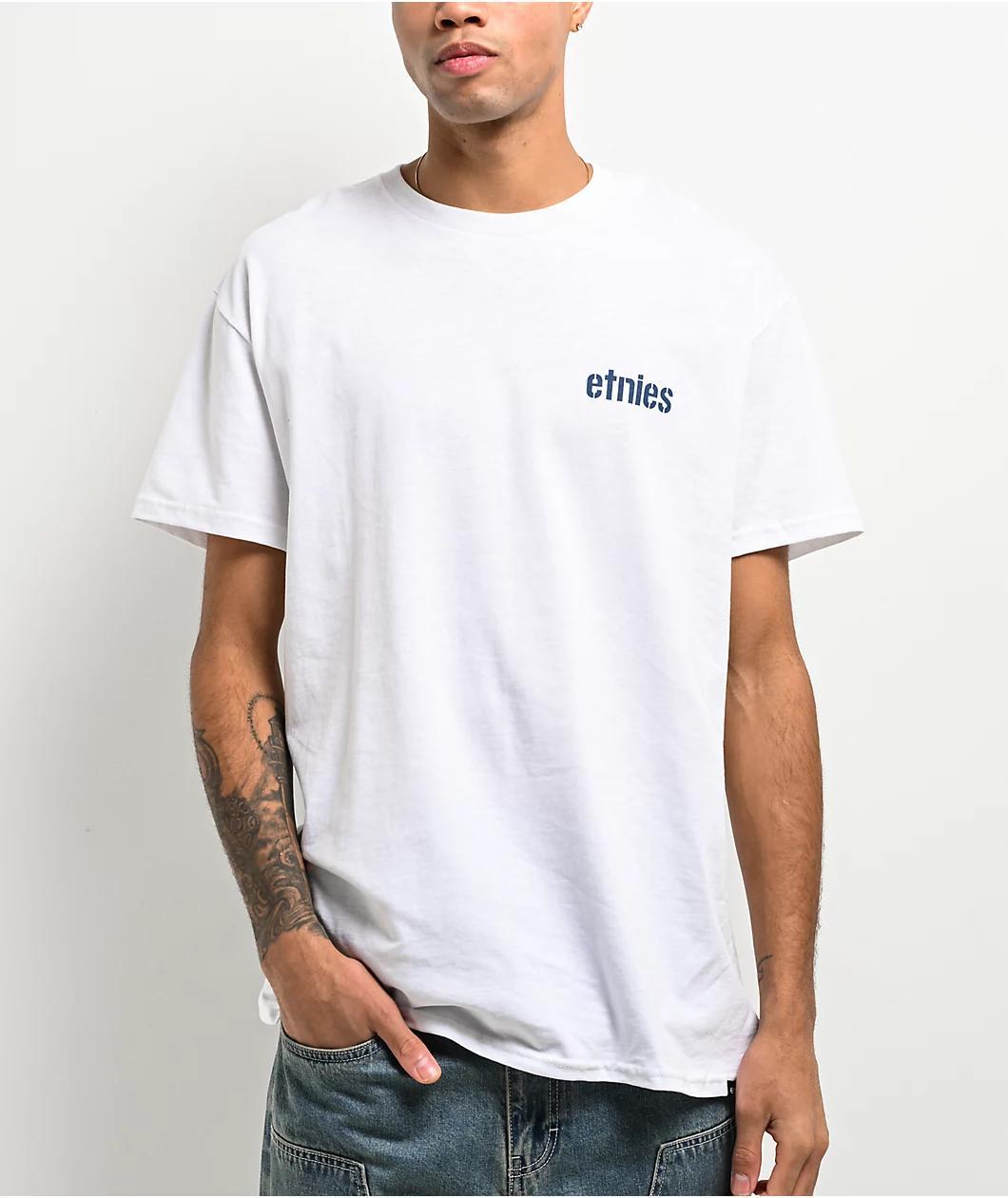 etnies KO Man White T-shirt Product Image