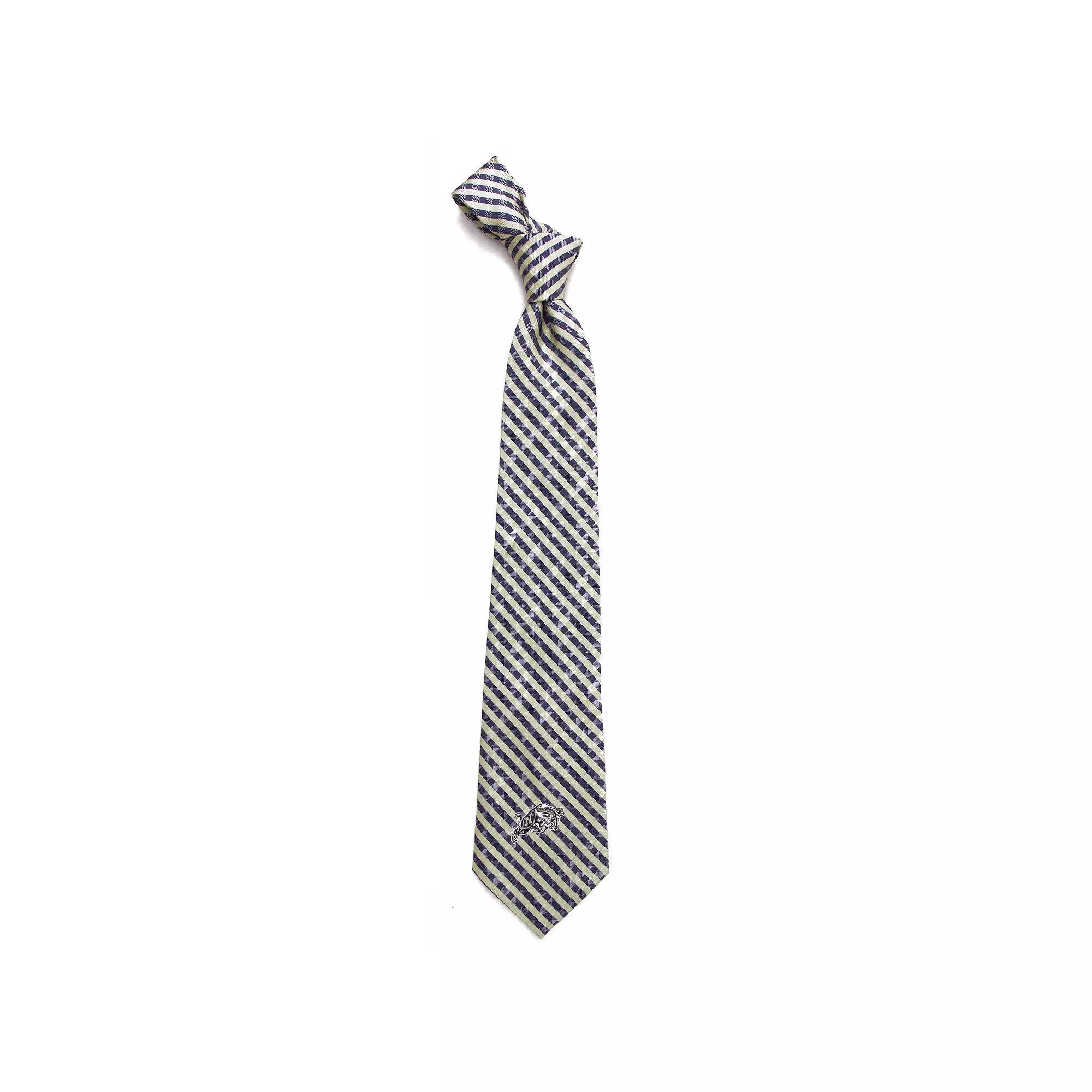 Men's Navy Midshipmen Gingham Tie, Team Product Image
