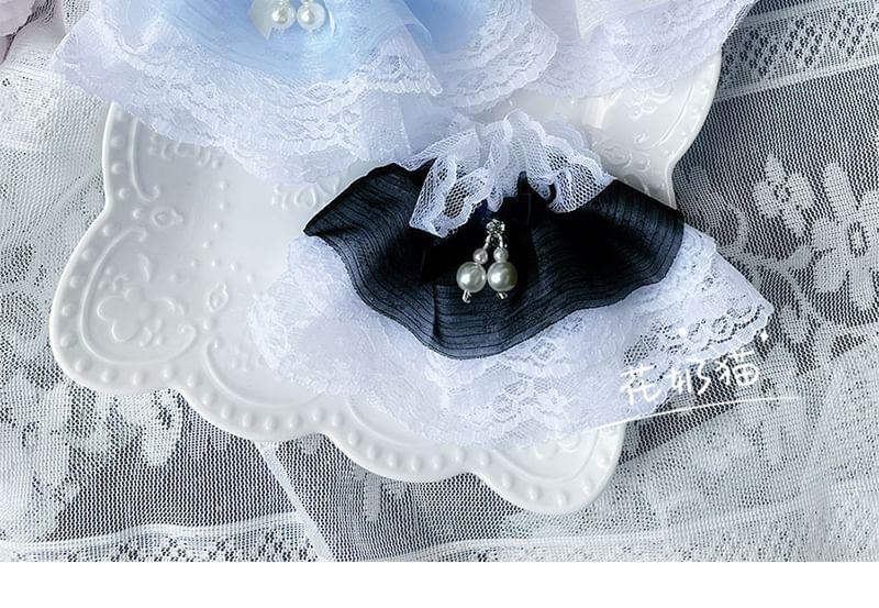 Bow Ruffle Decorative Cuffs Product Image