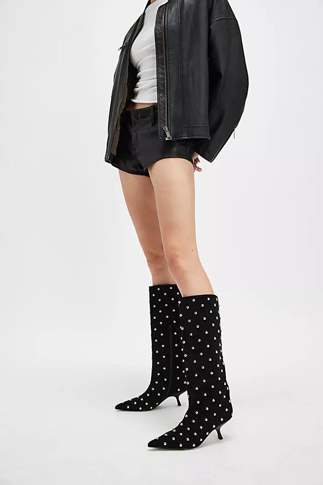 All Night Studded Kitten Boots Product Image