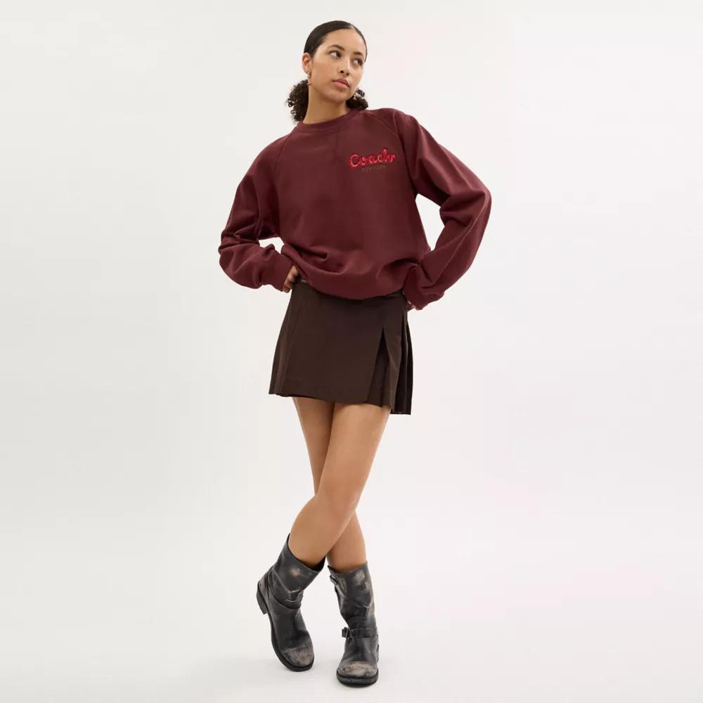 New Year Coach Snake Script Sweatshirt Product Image
