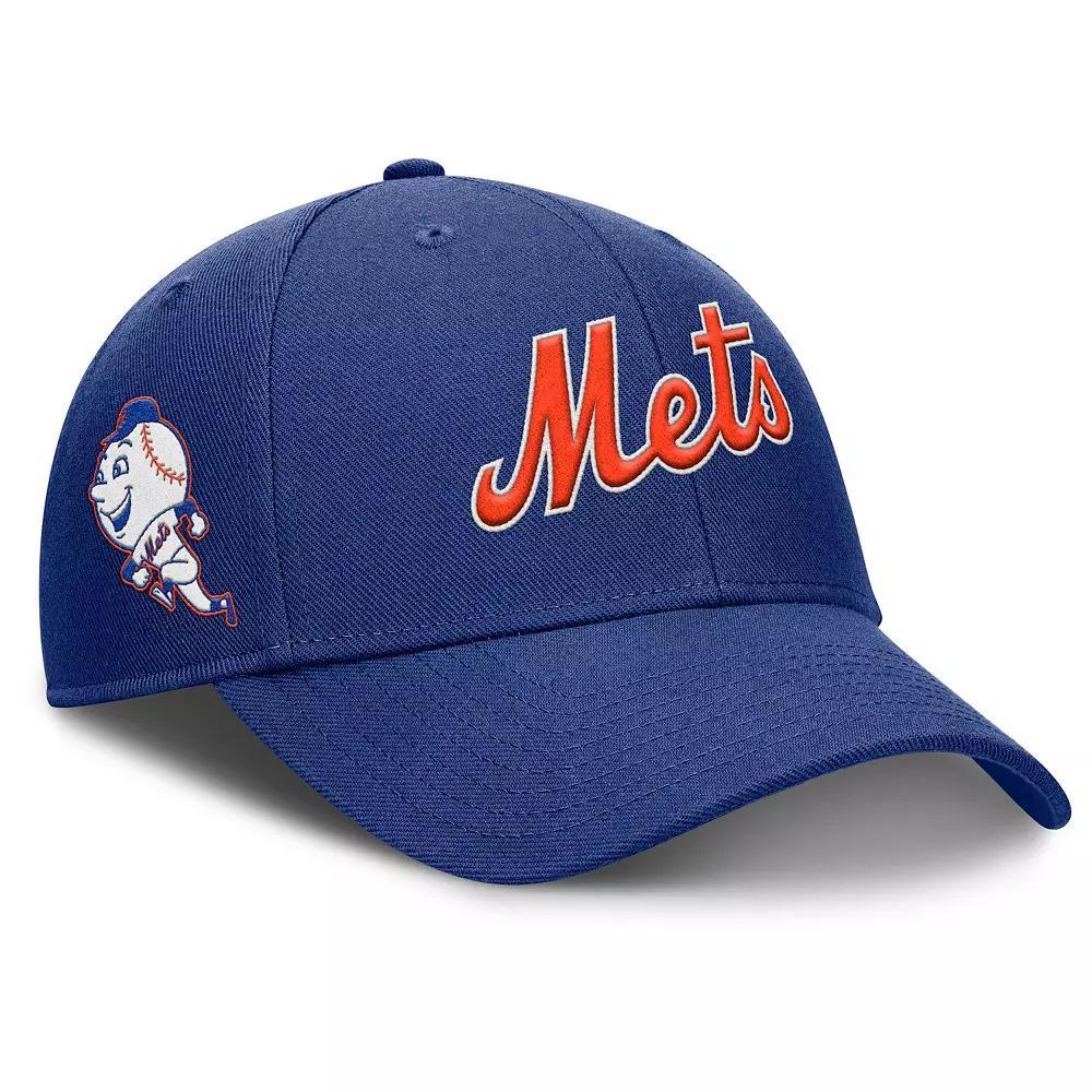 Men's Nike Royal New York Mets Rise Gaberdine Adjustable Hat, Size: Medium/Large, Blue Product Image