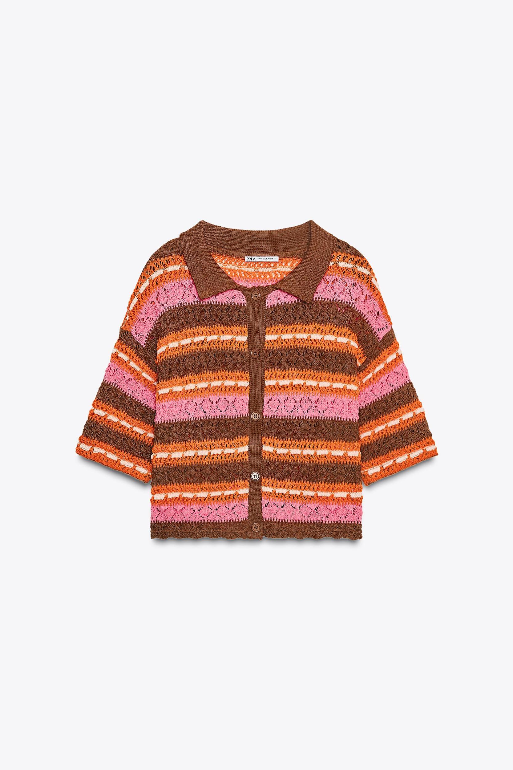 JACQUARD POLO TOP Product Image