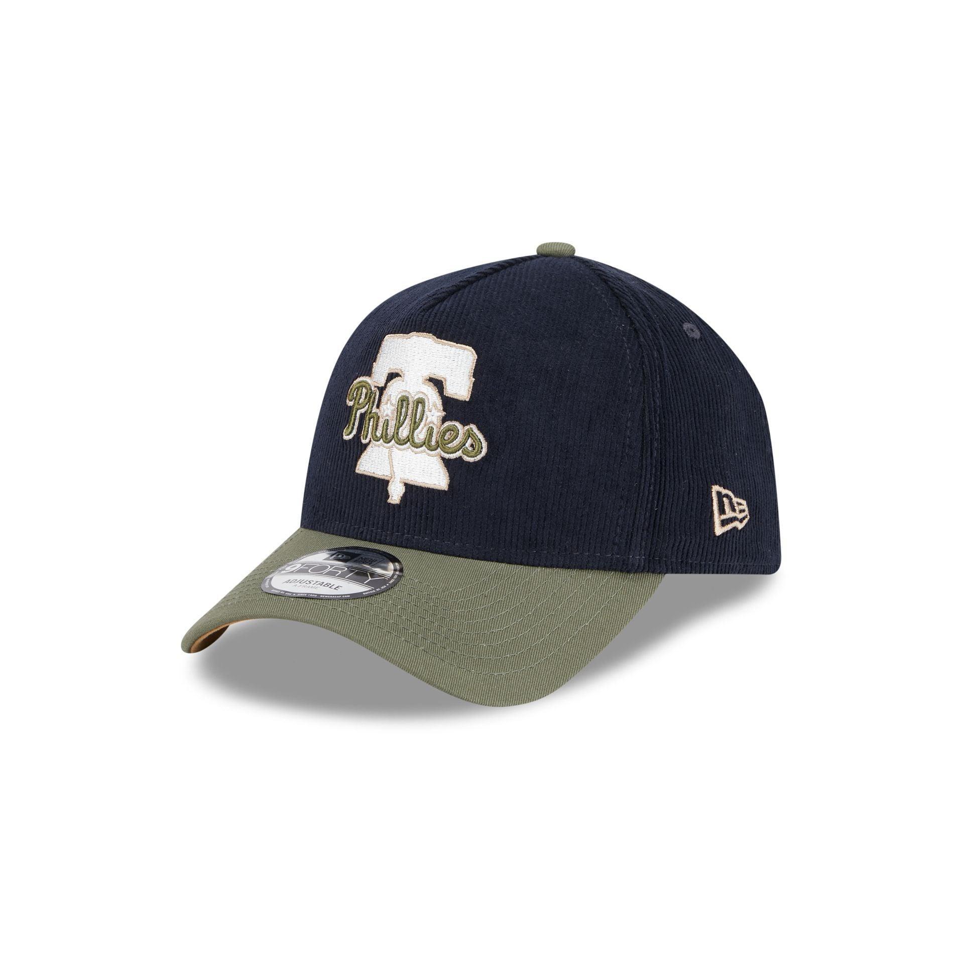 Philadelphia Phillies Navy 9FORTY A-Frame Snapback Hat Male Product Image