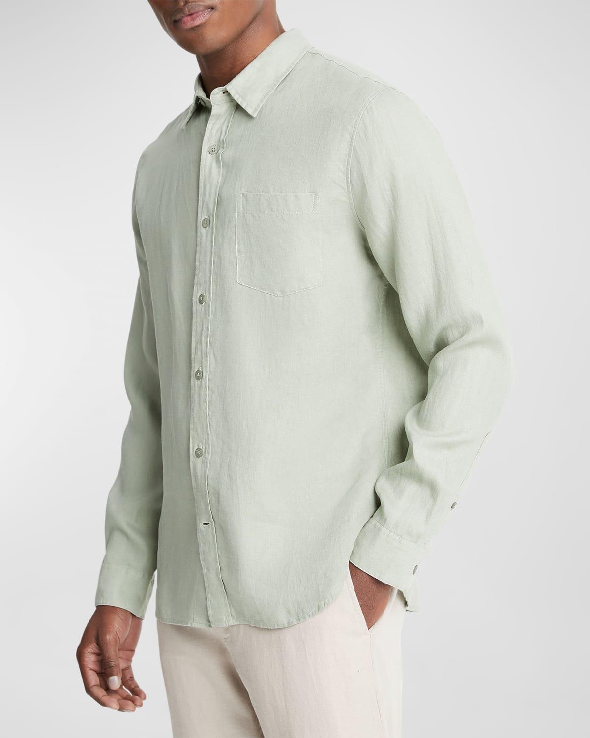 Mens Linen Sport Shirt Product Image