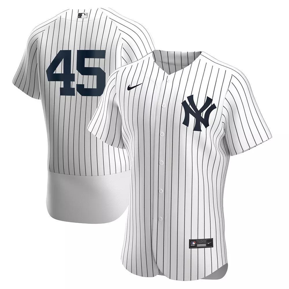 Men's Nike Gerrit Cole White New York Yankees Home Authentic Player Jersey, Size: 48 Product Image