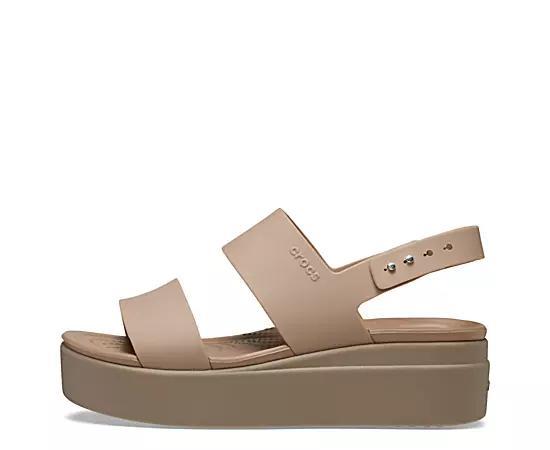 Crocs Womens Brooklyn Low Wedge Platform Sandals Product Image
