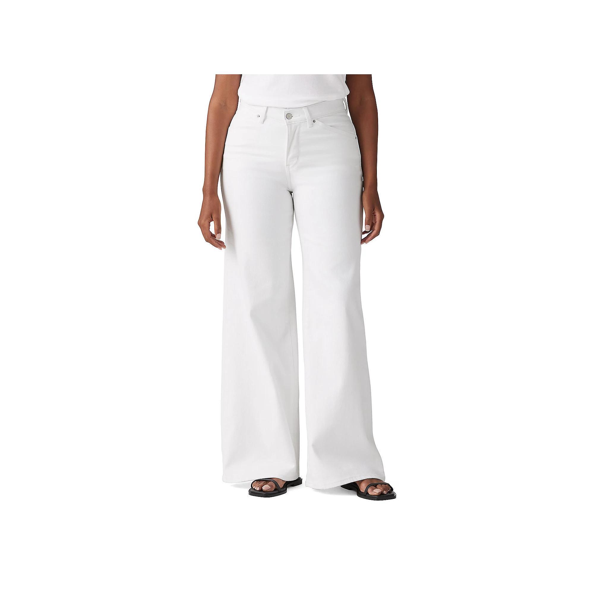 Women's Levi's® 318 Shaping Wide-Leg Jeans, Size: 31(US 12)Medium, White Blue Product Image