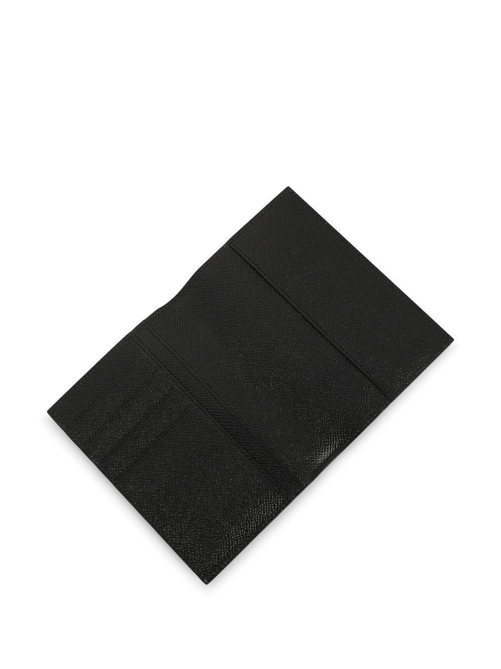 logo-tag leather passport holder Product Image
