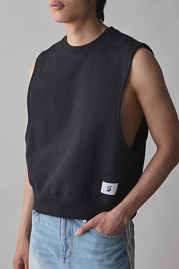 Standard Cloth Sleeveless Muscle Crew Neck Sweatshirt Mens at Urban Outfitters Product Image