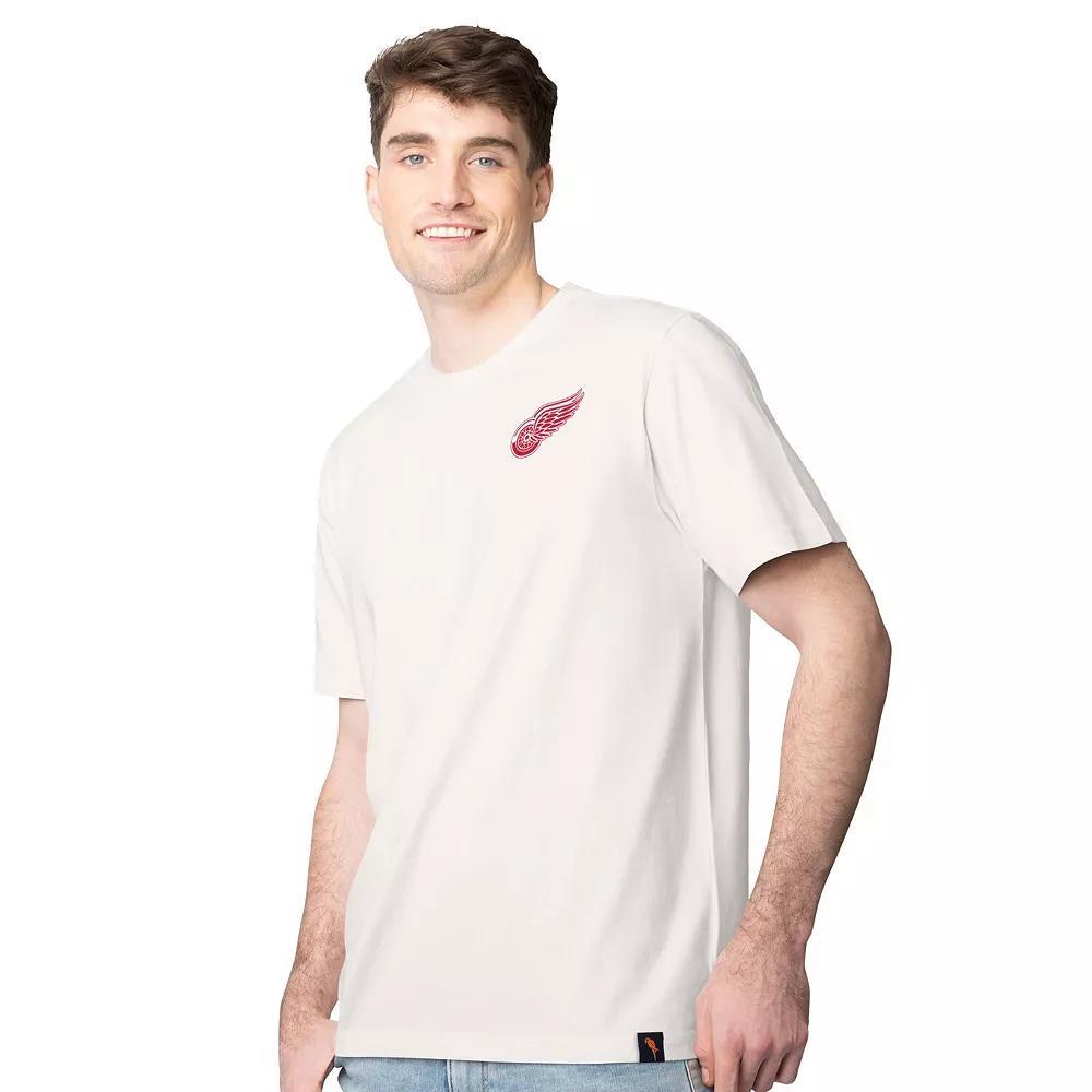 Men's Margaritaville  Cream Detroit Red Wings Time Flies T-Shirt, Size: Medium, Beige Product Image