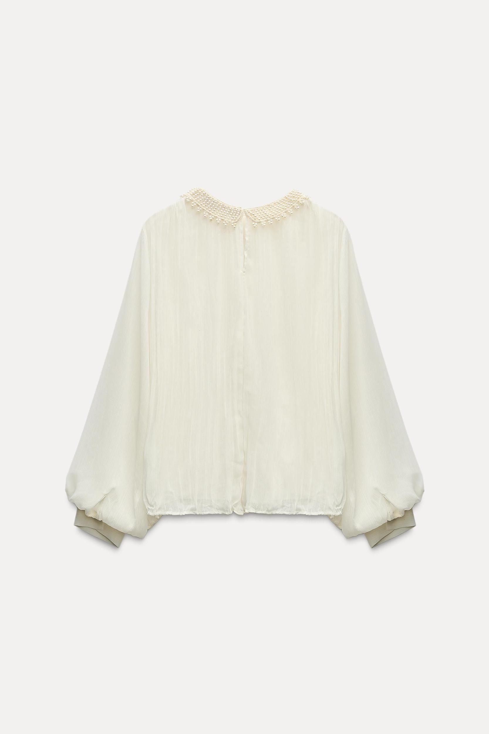 PEARL COLLAR TOP Product Image