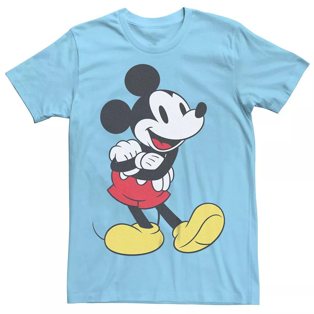 Disney's Mickey Mouse Retro Mouse Men's Tee, Size: Small, Light Blue Product Image