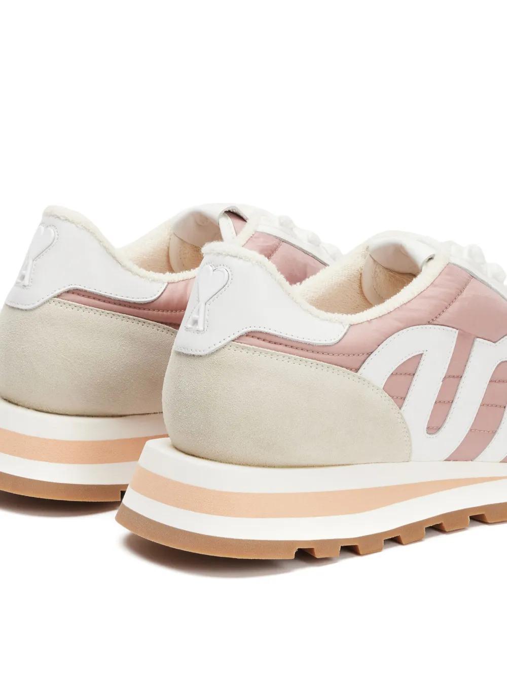 logo-patch panelled sneakers Product Image