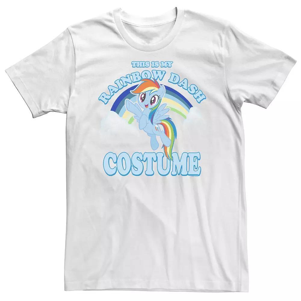 Big & Tall My Little Pony Rainbow Dash Halloween Costume Tee, Men's, Size: 4XL, White Product Image