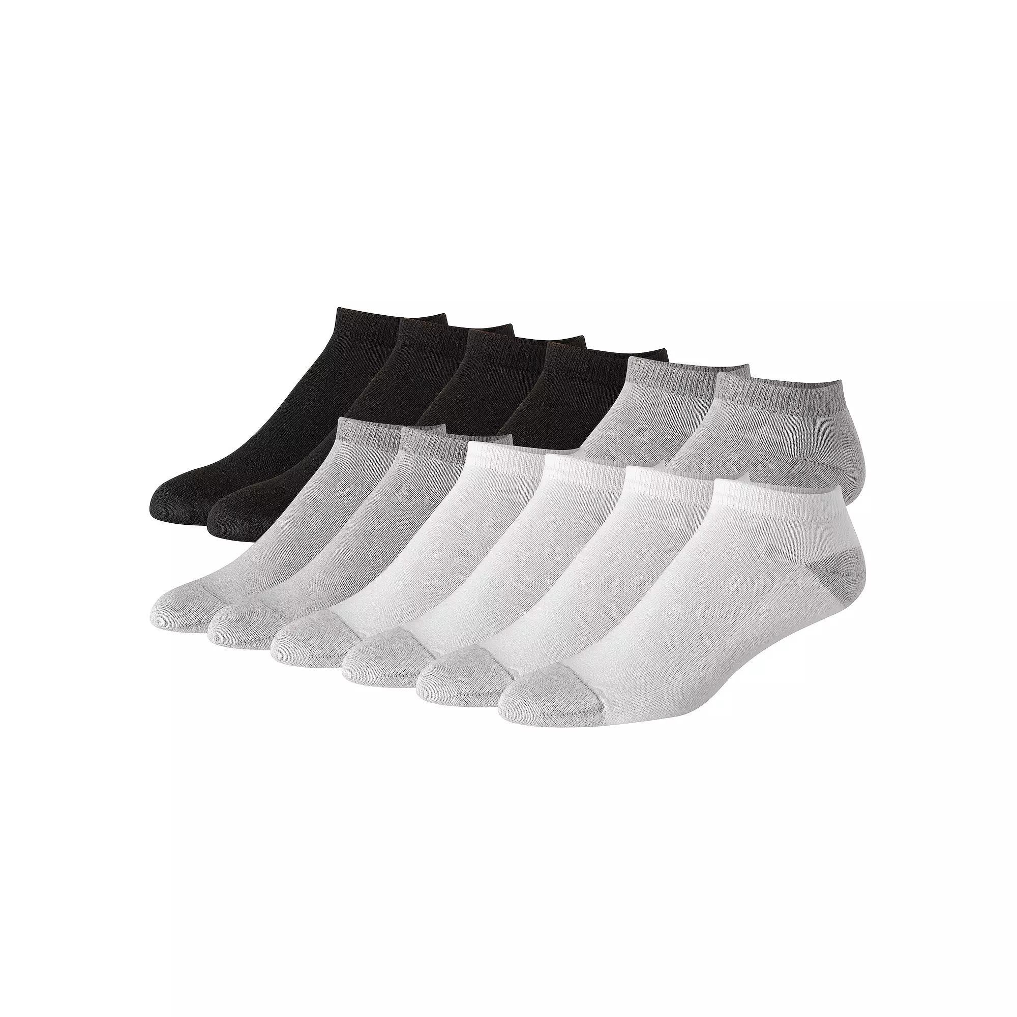 Hanes Ultimate Mens 12-Pack Soft & Durable Crew Socks Product Image
