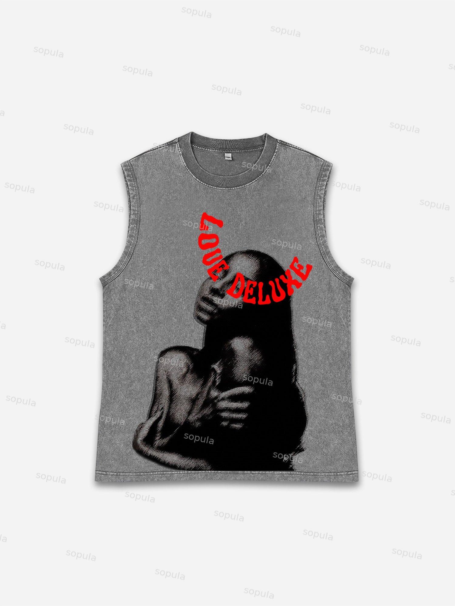 Sade Adu Print Tank Top Product Image