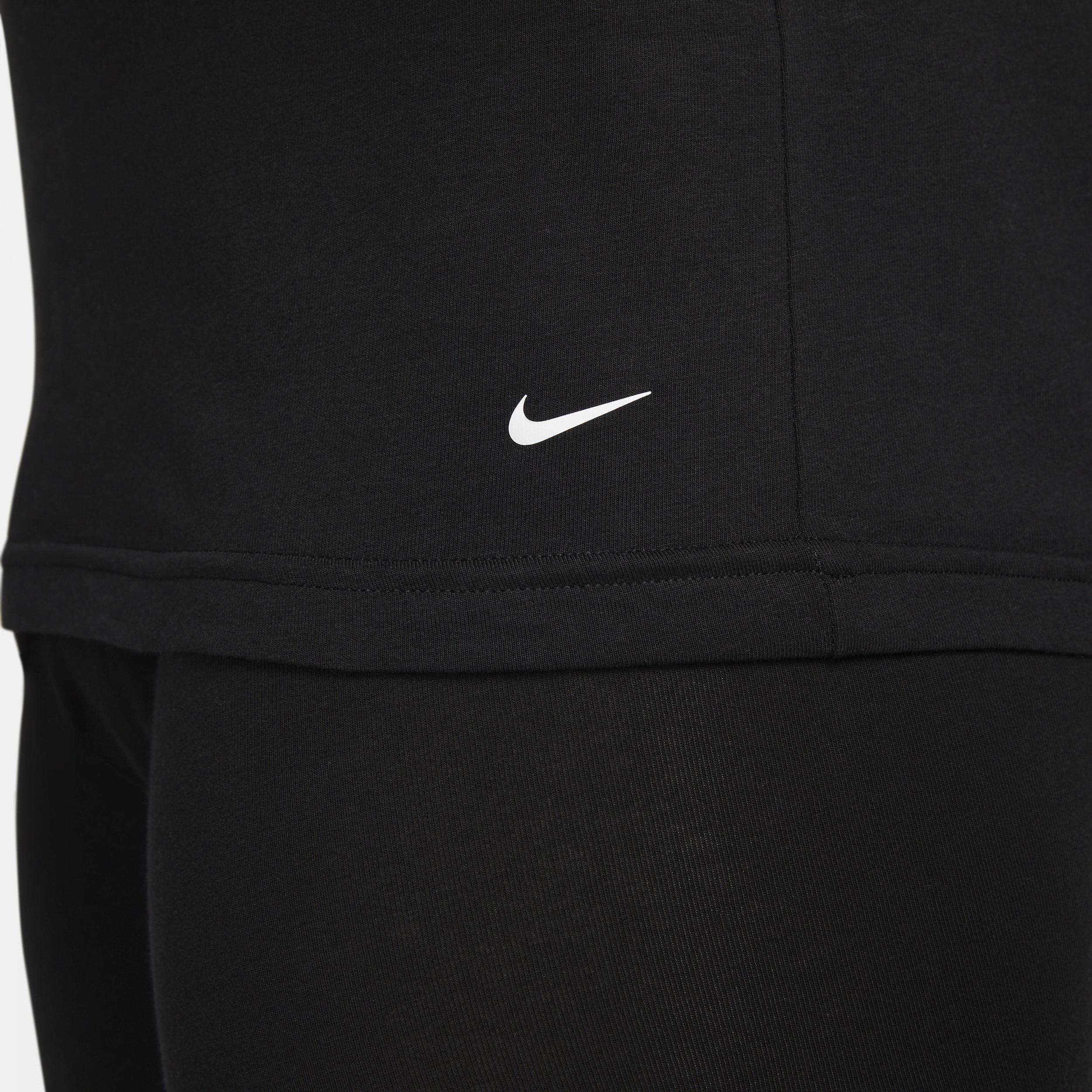 Men's Nike Dri-FIT Essential Cotton Stretch 2-Pack Crewneck Undershirt, Size: XXL, White Product Image